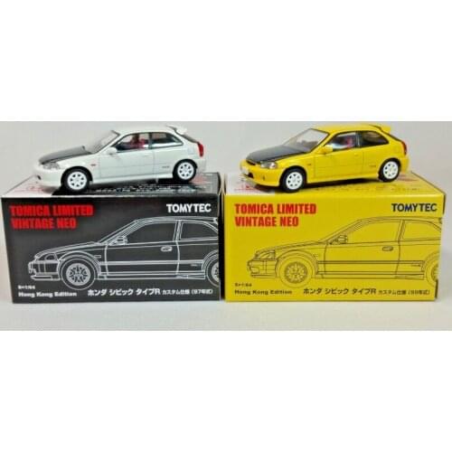 TOMY TOMICA TEC 1/64 TLV Honda Civic EK9 Collection Metal Die-cast Simulation limited vintage noe car model