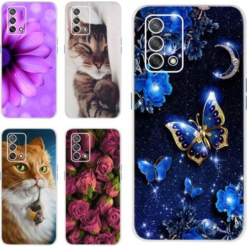 Beautiful Butterfly Case For Oppo A74 Case Cute Silicone Soft TPU Back Cover For Oppo A74 A 74 CHP2219 Phone Cases 6.43'' Bumper