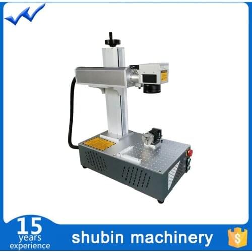 Mini Portable 20W 30W 50W Raycus Optical Fiber Laser Marking Engraving Machine Metal Engraving Laser