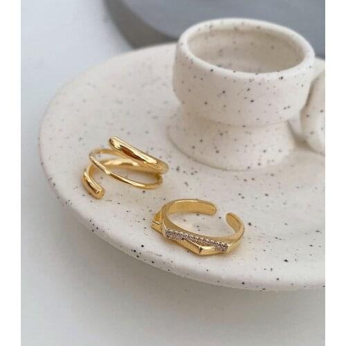 Miuoxion Wholesale Inlaid Zircon Multilayer Ring Fashion Personality Jewelry For Women Feature Namour Charm Gift All Seasons