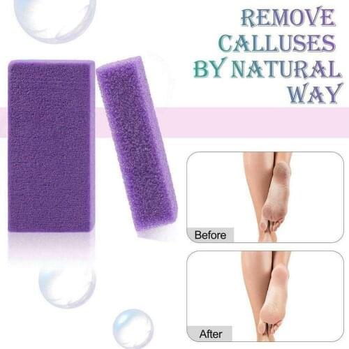 Reusable Foot Pumice Sponge Stone Callus Exfoliate Skin Tools Manicure Remove Scrub Pedicure Foot Scrubber Care Hard Tool W0G9