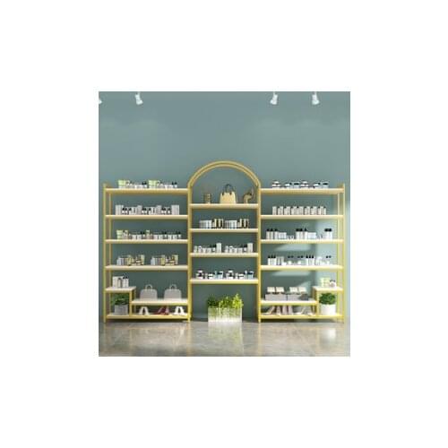 Multi layer goods shelf maternal and infant beauty salon shoe store cabinet cosmetic product combination container display conta