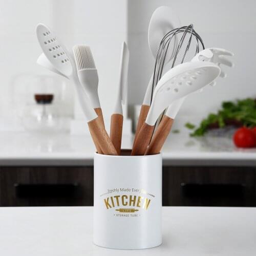 Hecef 11PCS Silicone Cooking Utensils Set with Holder