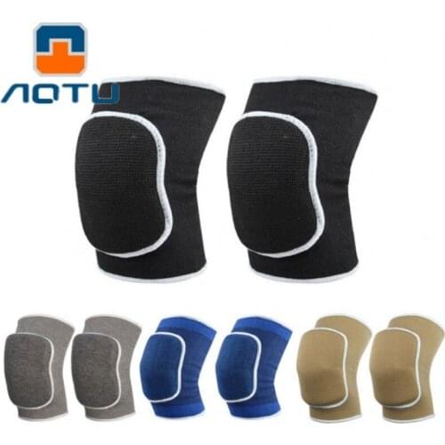1 Pair Kneepad Football Volleyball Extreme Basketball Sports Knee Pads Eblow Brace Lap Protect Cycling Knee Protector Running