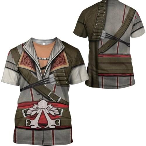 2021summer new knight templar 3DT shirt print clothes Harajuku clothing hot selling trend top