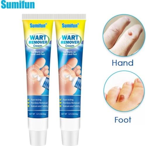 2pcs Sumifun New Skin Tags Warts Remover Cream Face Body Tag Remover Herbal Ointment Foot Corn Antibacterial Plaster Skin Beauty