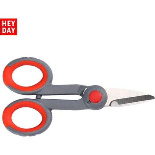 Sawtooth Fishing Scissors Stainless Steel Multi-functional Fish Use Scissors Thickening Lead Skin Fishing Line Special Scissors