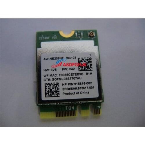 Original FOR HP 15-BS Series Wireless WiFi Card 915617-001 927235-855 Test OK