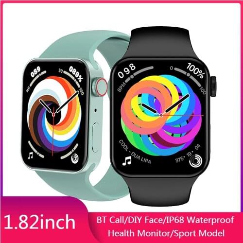 Original IWO 7 Series 7 Smart Watch Men 1.82'' Call Smartwatch Watch for Women DIY Face Fitness Tracker Watch PK HW16 HW22 W46