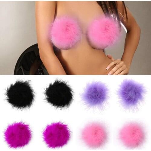 Sexy Erotic Toys Women Lingerie Sequin Tassel Breast Bra Nipple Cover Stickers