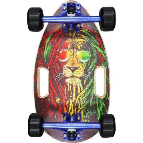 Beginner Skateboard Student Fish Board Adult Walking Board Children Boys And Girls Mini Portable Short Skateboard
