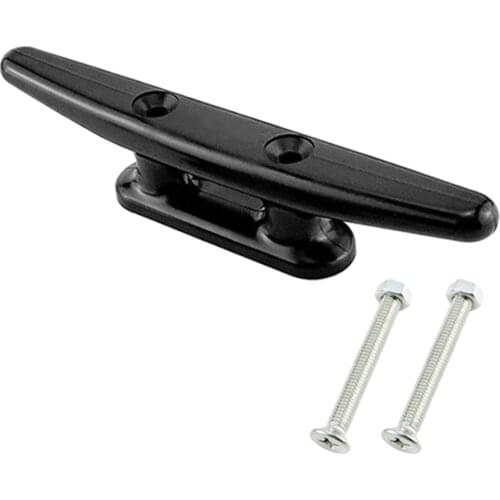 Heavy Duty Nylon Marine Boat Flat Top Low Cleat Rope Tie Hardware 8inch