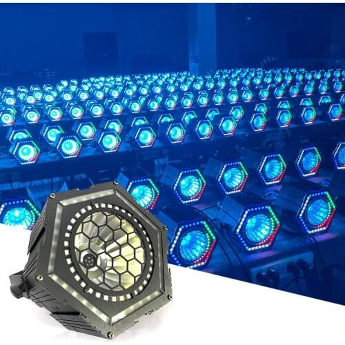 1PCS RGBW 4in1 Wash Par Light DMX512 72 SMD 3in1 RGB Stage Light Disco DJ led Music Party Wedding Wash Effect Strobe Lights