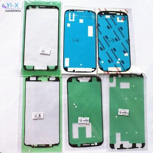 10PCS LCD Touch Screen Frame Front Housing Adhesive Glue Tape Sticker for Samsung Galaxy S3 S4 S5 S6 S6 Edge S7 S7 Edge S8 S8