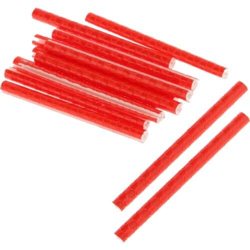 12x Bike Reflective Wheel Rim Spoke Bicycle Long-term used Reflector Light Tube