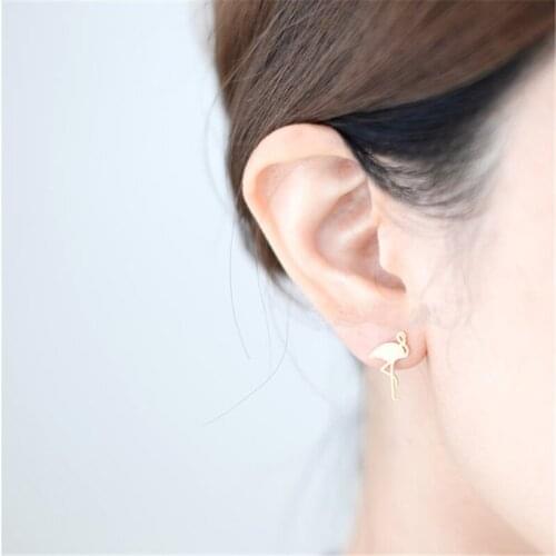 2015 Summer Style fashion bird Stud Earrings For Women Brinco gold bird earrings stud earings
