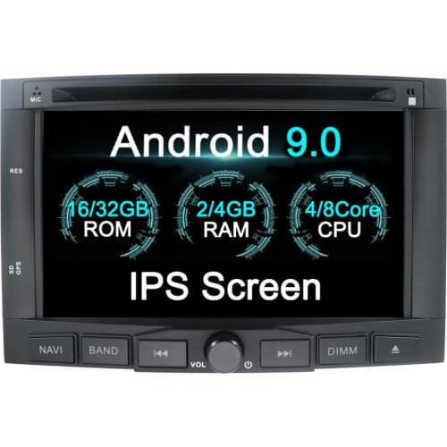Android 9.0 8 Core ISP Car GPS navigation headunit radio Screen For PEUGEOT 3008 For Peugeot 5008 For Partner Citroen Berlingo
