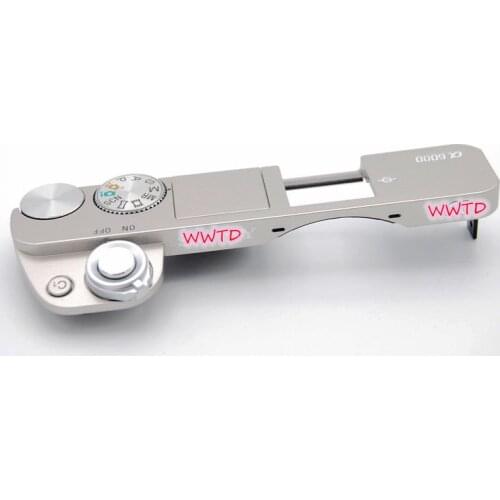 For SONY ALPHA A6000 Top Cover with Popup Flash and Dial REPAIR PART SILVER