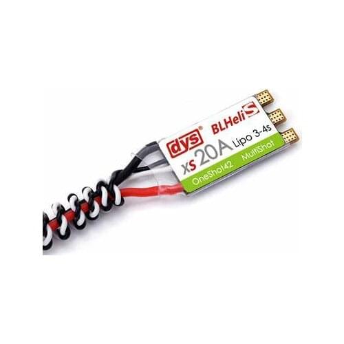 DYS XS-20A ESC with BLHeli_S firmware and OneShot42/MultiShot for Iflight GEPRC EMAX FPV QAV