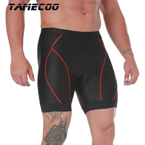Tamecoo Pro Cycling Shorts Cycling Underwear Upgrade 5D Gel Pad Shockproof Cycling Underpants MTB Bike Bicycle Riding Shorts