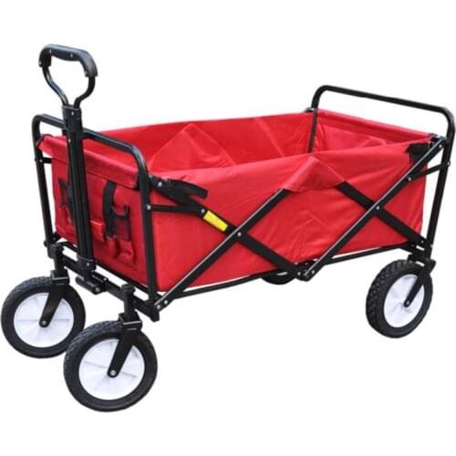 Multi-purpose Folding Beach Cart with Balloon Tires Mobility Sand Super Large Trolley Pet Stroller for Many Dogs and Cats