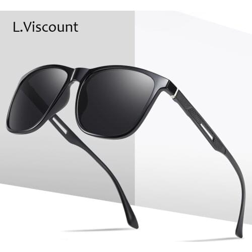 Fashion Square Sunglasses for Men Sports Polarized Sun Glasses Women Aluminium Magnenium Temples TR90 Frame Oculos De Sol gafas