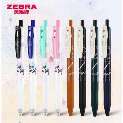 Japan ZEBRA JJ15/WKT7/WFT8 My Mood Limited Gel Pen Set Double-headed Highlighter Student Supplies Zebra Sarasa Gel Pen