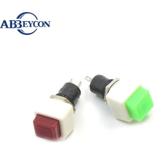 NS135 square head switch DS-460 Self-latching ON-OFF 10mm push button switch