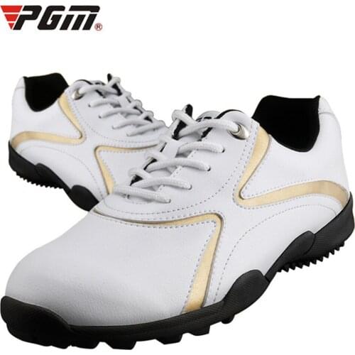 PGM Hot Sale Breathable Anti-Skid Golf Shoes Men Leather Comfortable Sneakers Sports Ultralight Training Golf Shoes