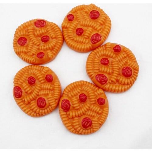 Plastic Unisex Play The Simulation Food Red Bean Biscuits Childrens Toys Kindergarten Teaching Educational Children Cognition