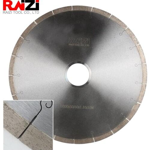 Raizi Professional Continuous Rim Tile Cutting Blade for Ceramic Porcelain Marble Granite 10/12/14 inch Wet Circula Saw Blade