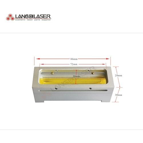 SHR handpiece reflector cavity part for filter changable handpiece,include : lamp flow tube,silver reflectror,aluminum