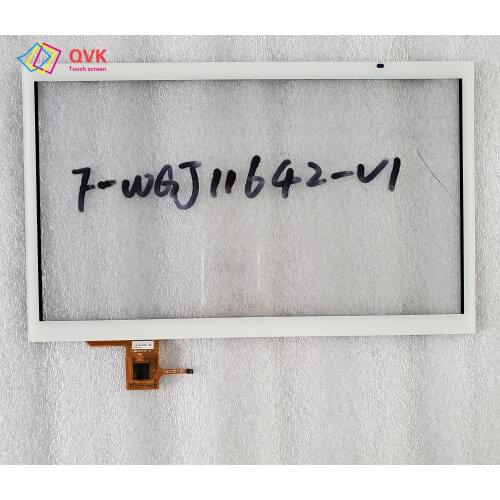 White touch screen P/N F-WGJ11642-V1 Capacitive touch screen panel repair and replacement parts free shipping