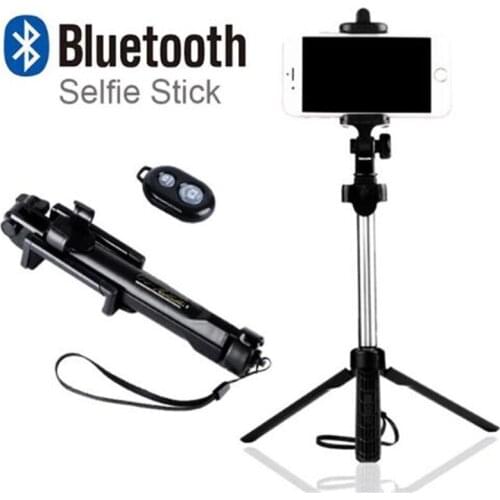 Tripod Monopod Selfie Stick Bluetooth With Button Pau De Palo for iphone Huawei XIAOMI Samsung Android phone Camera Accessories