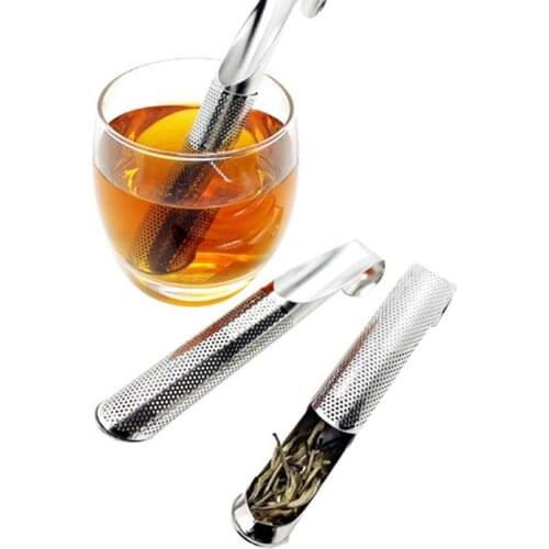 Tea Strainer Amazing Stainless Steel Tea Infuser Pipe Design Touch Feel Good Holder Tool Tea Spoon Infuser Filter