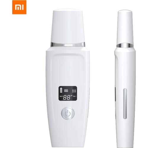 Xiaomi Skin Scrubber Face Spatula Blackhead Remover Ultrasonic Pore Cleaner with 3 modes Comedones Extractor for Facial Tool