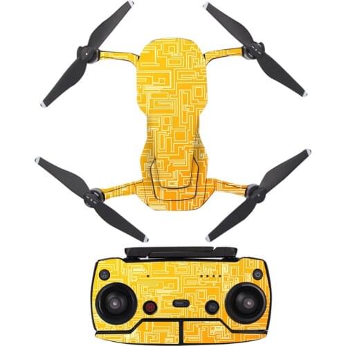 Cool Men Style Decal Skin Sticker For DJI Mavic Air Drone + Remote Controller + 3 Batteries Protection Film Cover A0053
