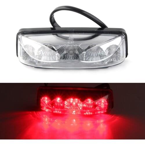 Universal Red Brake Light Rear Tail Light For Harley Bobber Choppers For Honda For Yamaha For Kawasaki For Suzuki ATV Scooter
