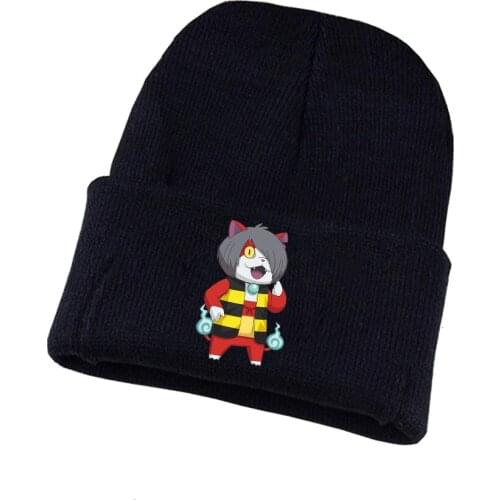 Anime GeGeGe no Kitaro Knitted hat Cosplay hat Unisex Print Adult Casual Cotton hat teenagers winter Knitted Cap