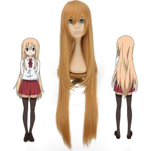 High quality HIMOUTO! UMARU-CHAN cosplay wig UMARU DOMA costume play wigs Halloween costumes hair free shipping