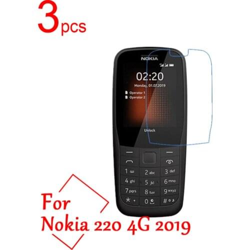 3pcs/lot Ultra Clear glossy/Matte/Nano anti-Explosion Soft LCD Screen Protector Cover For Nokia 220 105 4G 2019 Protective Film