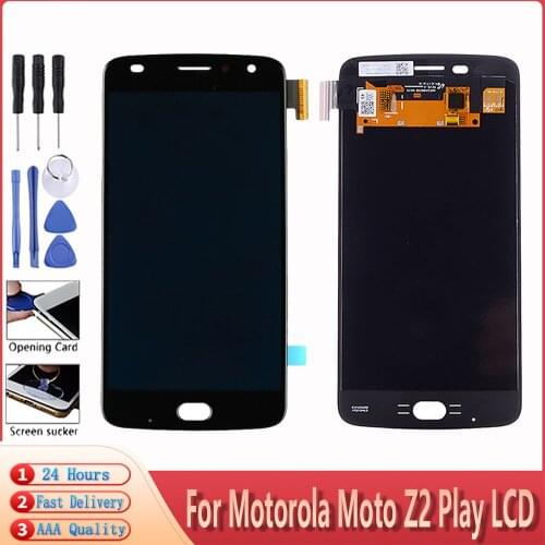 5.5" OLED/AMOLED For Moto Z2 Play XT1710 LCD Display Touch Screen Digitizer Replacement For Motorola Moto Z2 Play Display+Tools