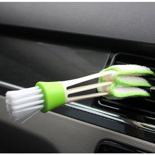 1 PCS Car DIY Durable Plastic Car Window Air Conditioning Vent Blinds Cleaning Brush For Series Part Accessories Dust Brush