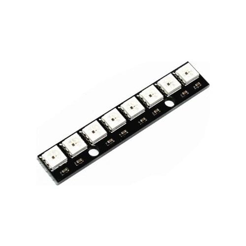 10pcs 8 channel WS2812 5050 RGB LED lights built-in full color-driven development board