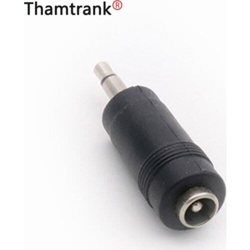 10pcs/lot Mono 2.5mm/3.5mm to DC 5521 Adapter 2 Poles 2.5mm/3.5mm Mono Male Plug to DC 5.5*2.1MM Female Jack DC Power Converter