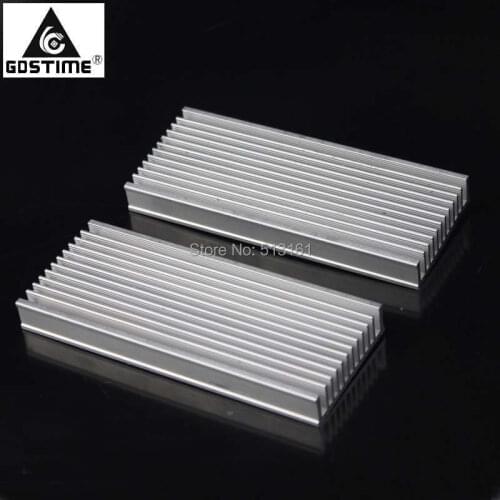 2pcs/lot Gdstime 120x50x12mm Aluminum Heatsink Heat Sink Radiator for Cooler