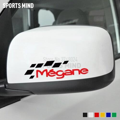 3 Pairs SPORTS MIND Car Sticker Decal Automobiles Car Styling For Renault Megane 2 3 4 ii 1 RS GT Accessories