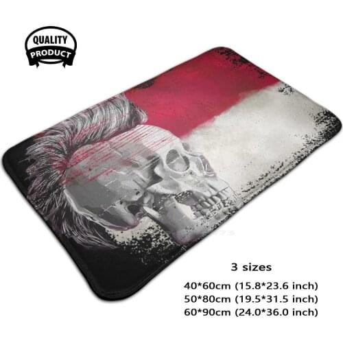 Poland - Poland 3D Household Goods Mat Rug Carpet Foot Pad Skull Punk Poland Colours Europe Flag Banner Character Symbol