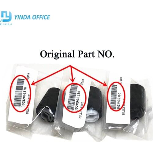 5sets Paper Pickup Roller Pulley Feed Roller 302K906350 302K906360 302K906370 for Kyocera TasKalfa 4500i 4550ci 5500i 5550ci