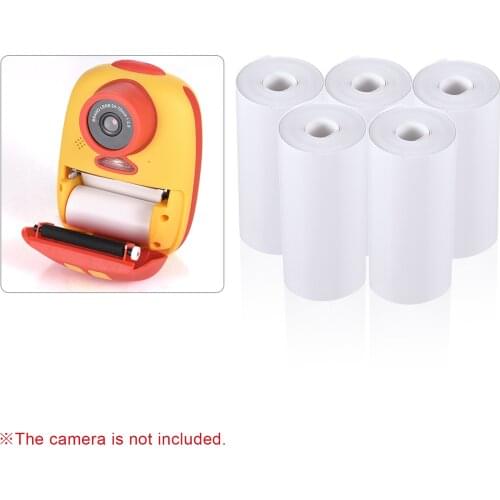 5PCS Thermal Printing Paper Photo Print Paper Rolls for Kids Instant Print Camera